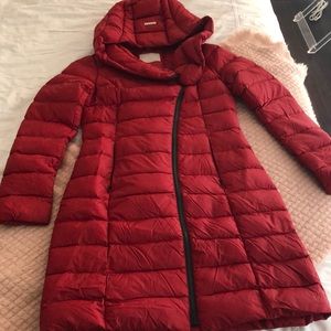 Soia & Kyo Karelle lightweight down coat Crimson